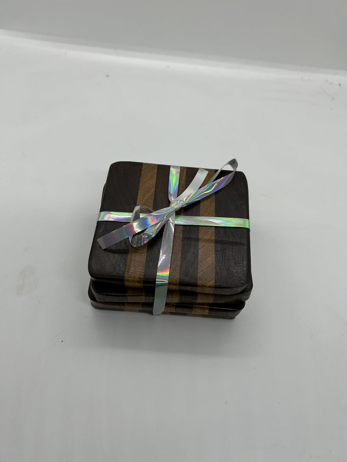 Animate | Cherry & Walnut Coasters, Set of 4